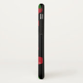 甘い赤いさくらんぼのパターンモノグラムの Case-Mate iPhoneケース (裏面/左)