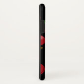 甘い赤いさくらんぼのパターンモノグラムの Case-Mate iPhoneケース (裏面/右)