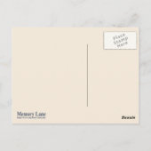 甘い赤いさくらんぼ ポストカード (裏面)