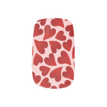 甘い赤いハートオンピンクバレンタインデー