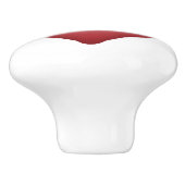 甘い赤いハート セラミックノブ (側面)