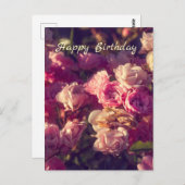 甘い赤いバラパーソナライズされた ポストカード (正面/裏面)