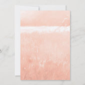 甘い赤いポピー結婚ズ 招待状 (裏面)