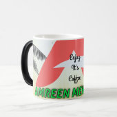 甘い赤ちゃんの名前魔法マグ モーフィングマグカップ (正面左)