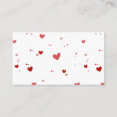 甘い赤ちゃんシャワーおむつラッフルカード エンクロージャーカード (裏面)