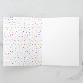 甘い赤ちゃんシャワー サンキューカード