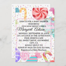 甘い赤ちゃんシャワー