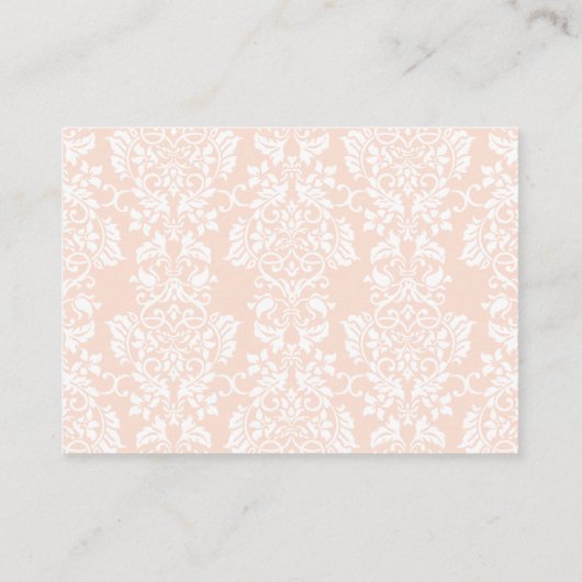 甘い赤ちゃん動物パレード赤ちゃんシャワーのギフトディスプレイ エンクロージャーカード (裏面)