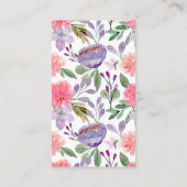 甘い赤ちゃん女の子のシャワー囲いカード エンクロージャーカード (裏面)