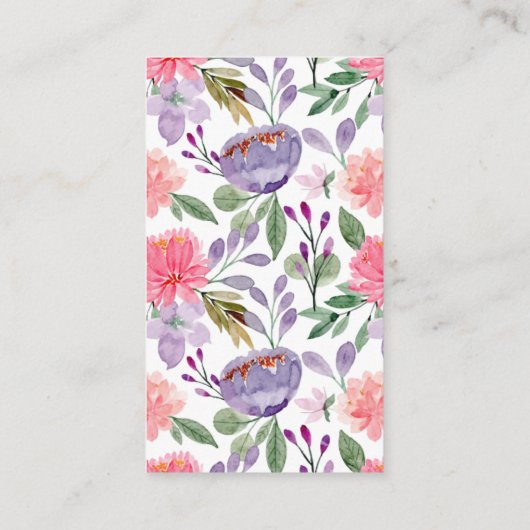 甘い赤ちゃん女の子のシャワー囲いカード エンクロージャーカード (裏面)