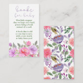 甘い赤ちゃん女の子のシャワー囲いカード エンクロージャーカード (正面/裏面)