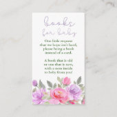 甘い赤ちゃん女の子のシャワー囲いカード エンクロージャーカード (正面)