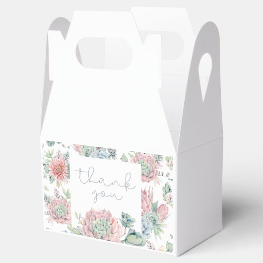 甘い赤ちゃん女の子の砂漠の赤ちゃんシャワーギフトボックス フェイバーボックス (オープン)