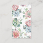 甘い赤ちゃん女の子シャワーソフトグリーン囲いカード エンクロージャーカード (裏面)