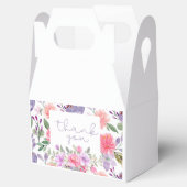 甘い赤ちゃん女の子紫の赤ちゃんシャワーのギフトボックス フェイバーボックス (オープン)