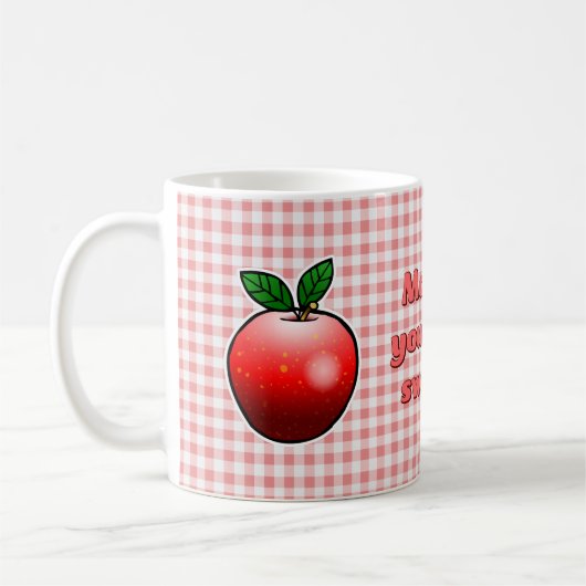 甘い赤りんご コーヒーマグカップ (左)