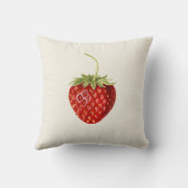 甘い赤イチゴ(by Louis C.C. Krieger) クッション (裏面)