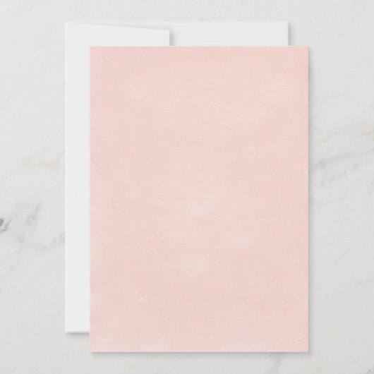 甘い赤面ピンクバルーン赤ちゃんシャワーで車を運転 招待状 (裏面)