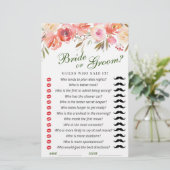 甘い赤面フローラ水彩ブライダルシャワーゲーム (スタンド正面)