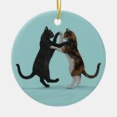 甘い踊り猫 セラミックオーナメント (正面)