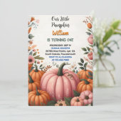 甘い農場の子供たち私たちの小さなカボチャは1を回している 招待状 (スタンド正面)