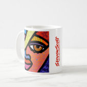 "甘い都市女性" コーヒーマグカップ (正面左)