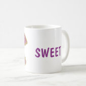 甘い釉薬のドーナツ コーヒーマグカップ (正面右)