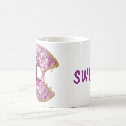 甘い釉薬のドーナツ コーヒーマグカップ (中央)