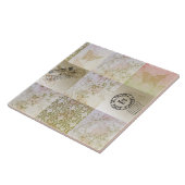 甘い金ゴールドのパッチワーク タイル (側面)