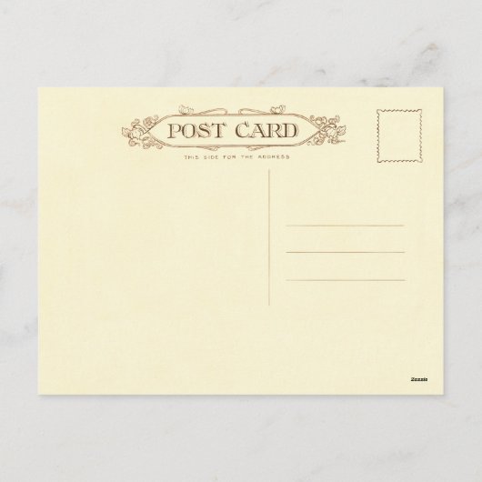 甘い鐘のヴィンテージのクリスマスの郵便はがき シーズンポストカード (裏面)