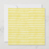 甘い陽気な象の男の赤ちゃんシャワー 招待状 (裏面)