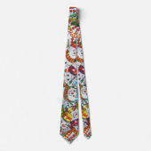 甘い雪だるま ネクタイ (正面)