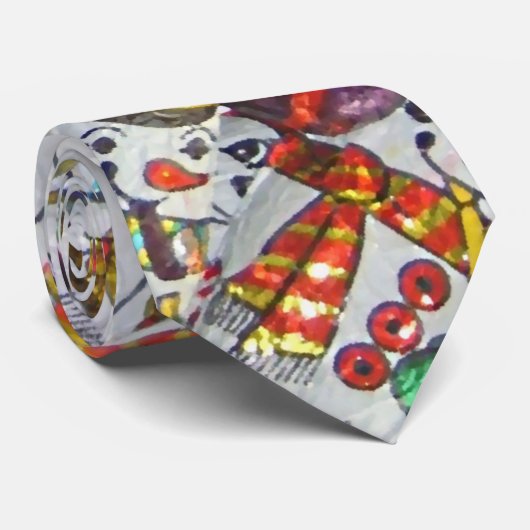 甘い雪だるま ネクタイ (ロール)