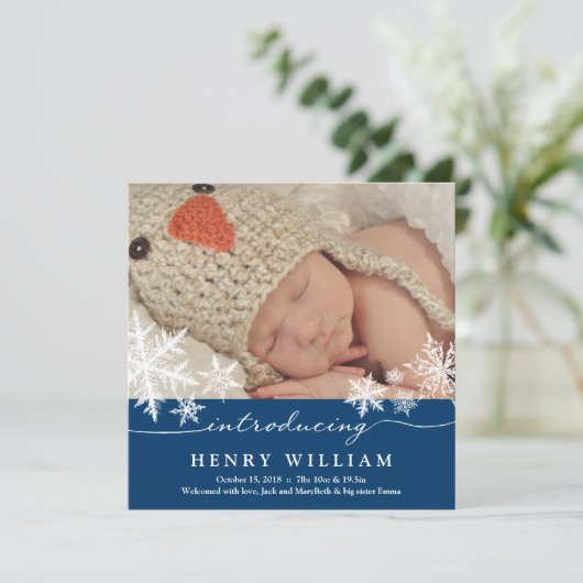 甘い雪片|のベビーの発表 シーズンカード (スタンド正面)