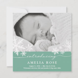 甘い雪 ベビー発表 シーズンカード