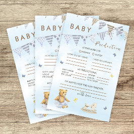 甘い青い水の色のバンティングクマ予測ゲーム