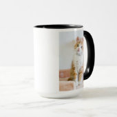 甘い青い目の子猫 マグカップ (正面右)