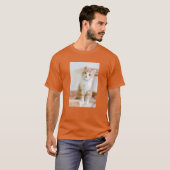 甘い青い目の子猫 Tシャツ (正面フル)