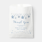 甘い青の水の色の星ありがとう フェイバーバッグ (正面)