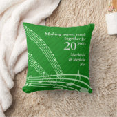 甘い音楽を作ること | モダン | 第20回エメラルド結婚ズ クッション (ブランケット)