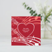 甘い音楽を作る |ハート楽譜 |バレンタイン (スタンド正面)