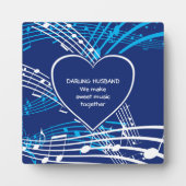 甘い音楽を作る | Darling夫 |バレンタイン フォトプラーク (正面)