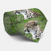 甘い頬のチータのサファリ ネクタイ (ロール)