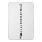 甘い頬は？ バスマット (正面縦)