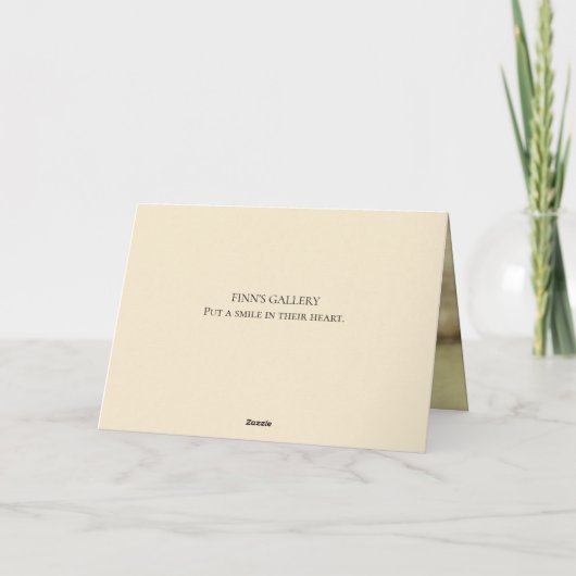 甘い顔のGET WELL CARD カード (裏面)