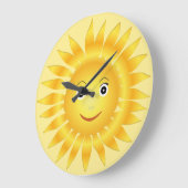 甘い顔・オブ・ザ・サン ラージ壁時計 (傾斜)