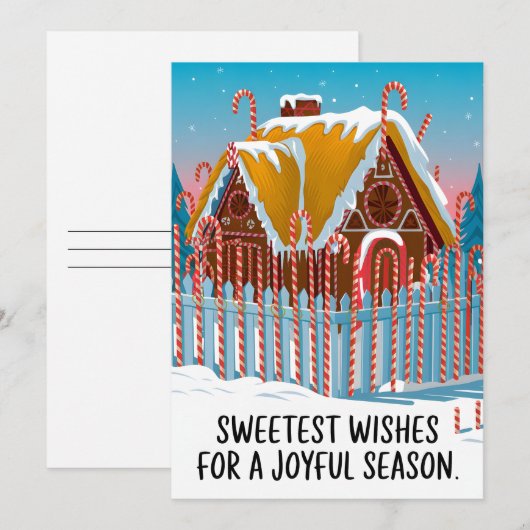 甘い願い – クリスマスカード (正面/裏面)