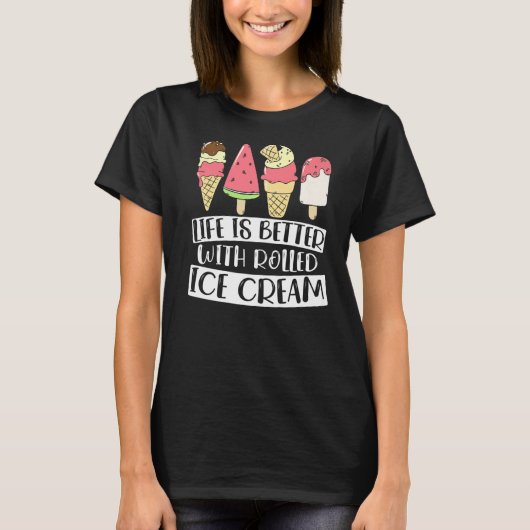甘い食べ物5 Tシャツ (正面)