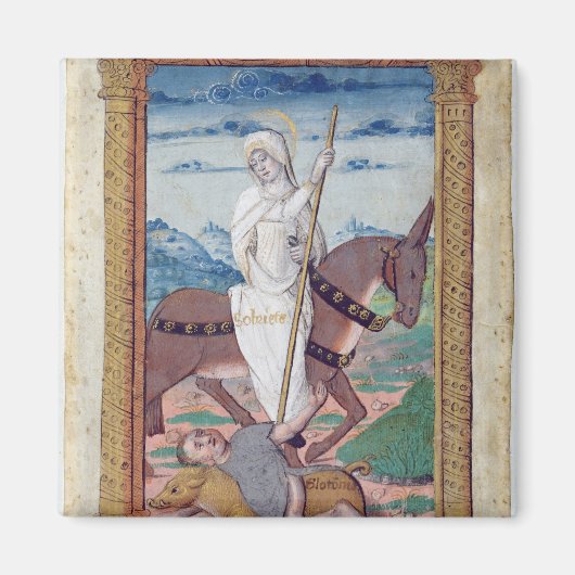 甘い飲み物に対する健全な態度 マグネット (正面)