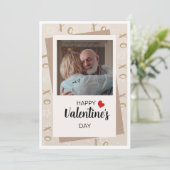 甘い香りで満たされたバレンタインデー シーズンカード (スタンド正面)